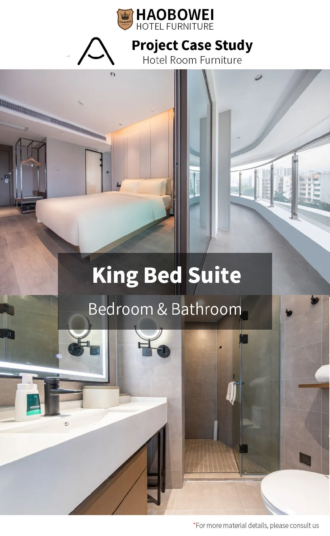 Modern Luxury Hotel Furniture Foshan China Standard King Size Set Custom Bedroom