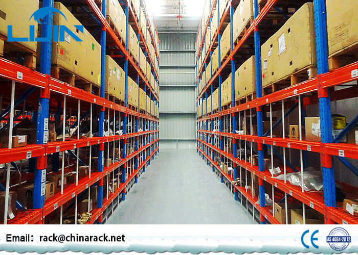 Multi Functional Warehouse Storage Racks , Powder Coated Metal Pallet Rack