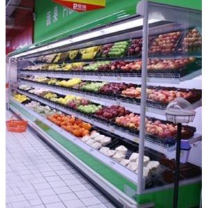 Energy Saving Multideck Open Chiller , Grocery Fruit and Vegetable Display