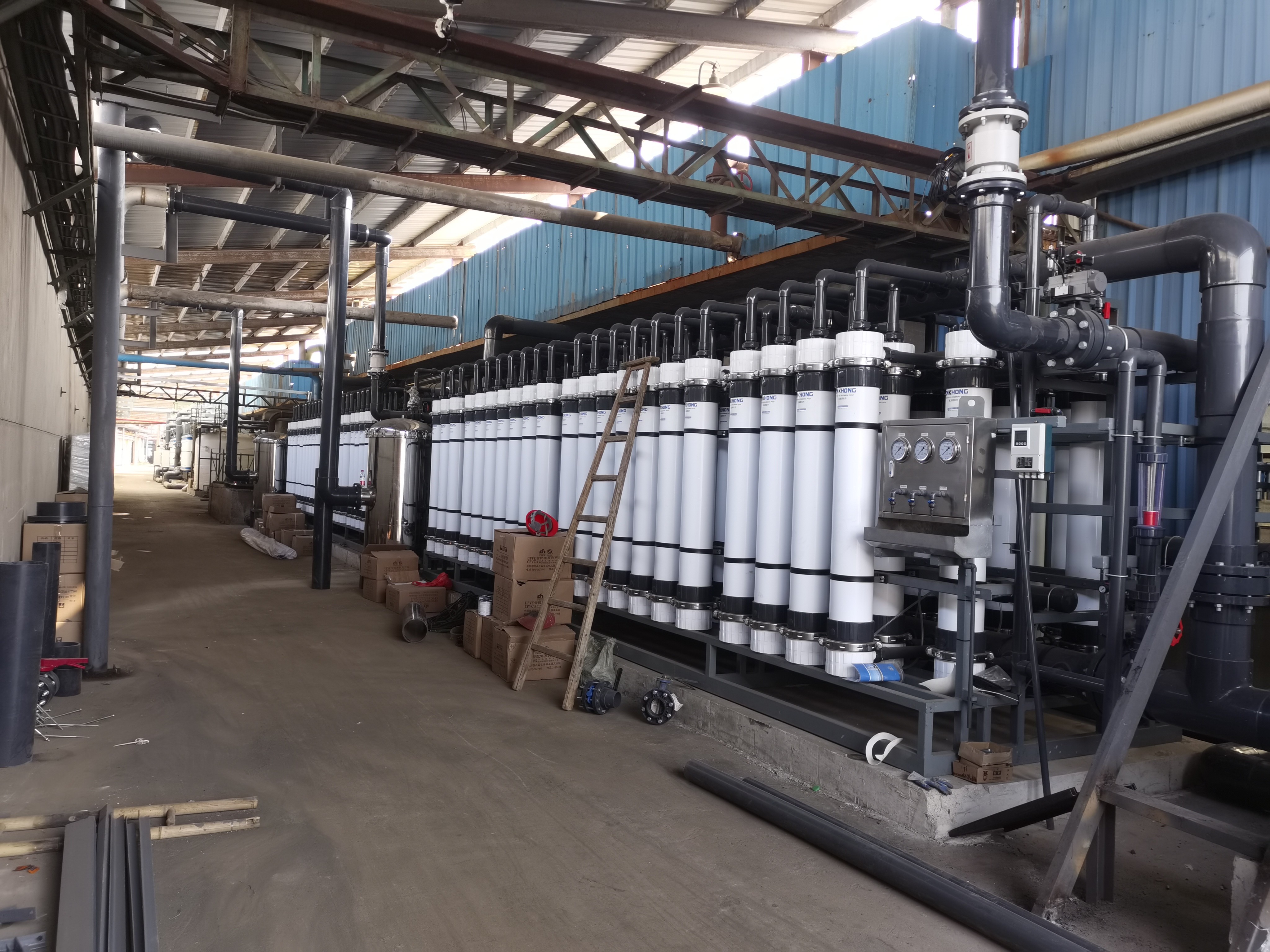 2130mm 77M2 PVDF Ultrafiltration Membrane Reverse Osmosis Membrane Types