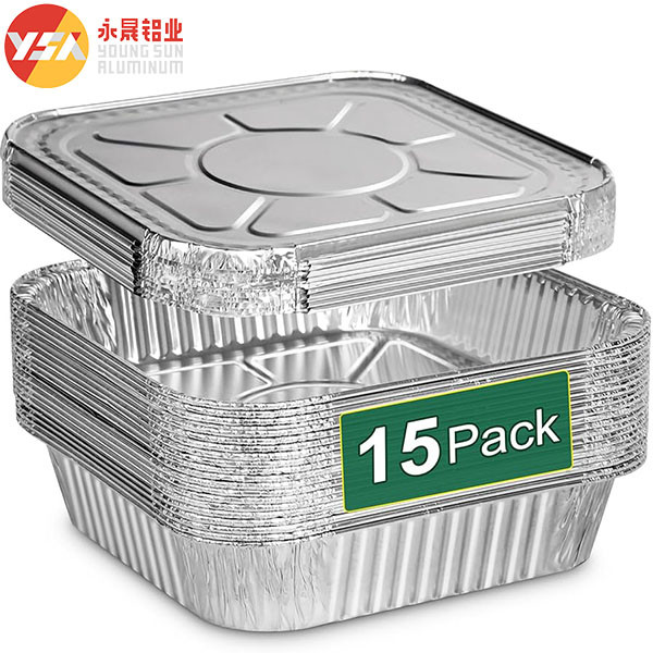 8x8 Pan Bread Square Aluminum Pan Cake Foil Pan 8x8 Inch Baking