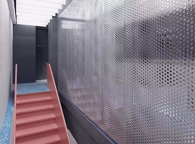 Perforated Metal Partition Wall – Attractive and Artistic Ornamental Effect For Space Partition Wall Design