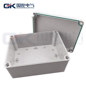  Durable Grey ABS Junction Box , Small Clear Plastic Enclosures For Electronics Manufactures