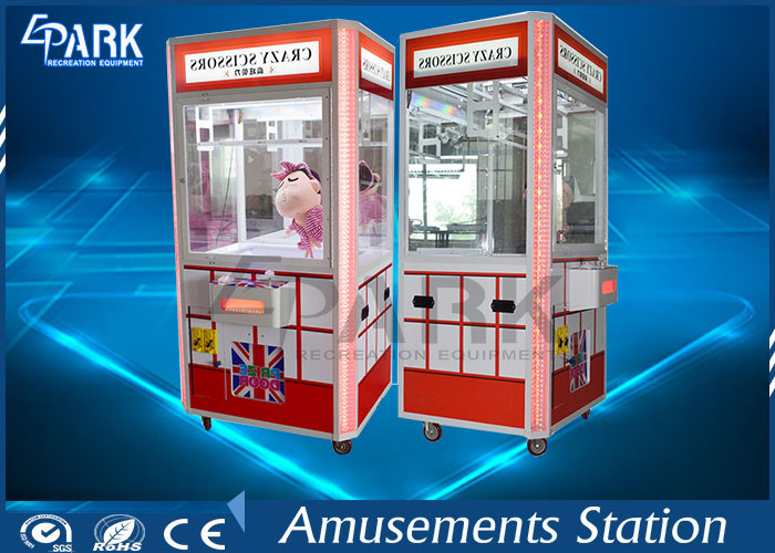 Crazy Crane Game Machine Coin Operated Scissors with LCD monitor