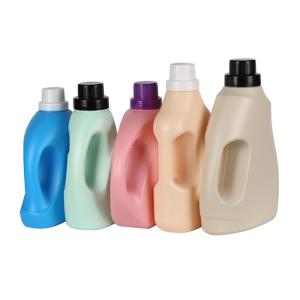 Pilfer Proof Plastic Liquid Detergent Packaging Bottles Empty Containers 2000ml