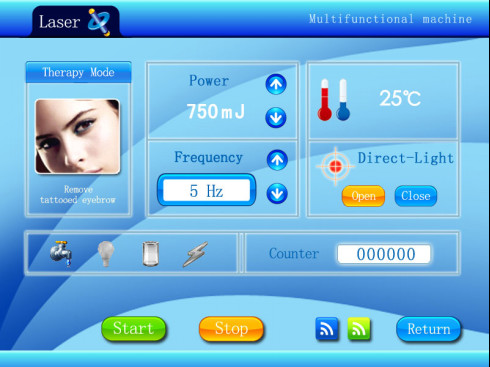 Effective Laser Tattoo Removal / Pigmentation Removal 1064nm Q Switch Nd Yag Laser