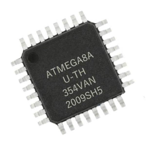 Quality ATMEGA8A-AU MCU Microcontroller 4KB AVR 1KB 16MHz FLASH 23 TQFP-32 for sale