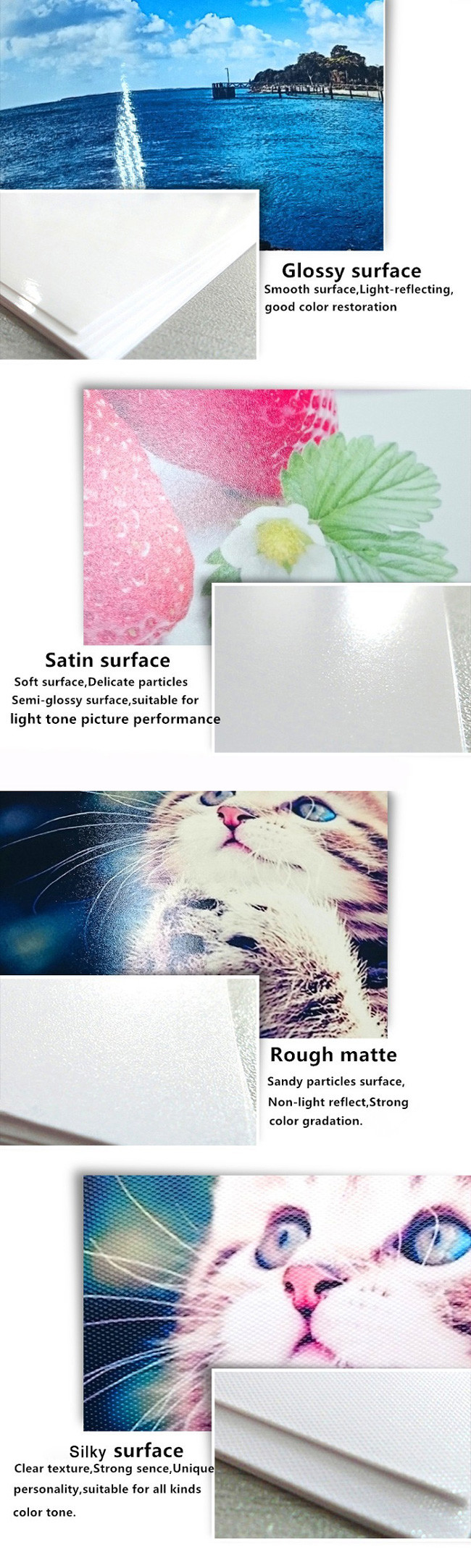 Wood Pulp White Resin Coated Inkjet Photo Paper