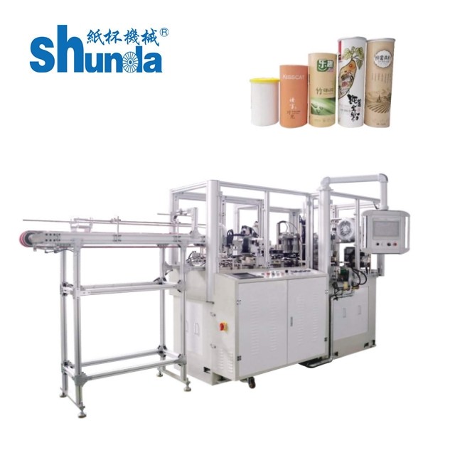 100-120 pcs/Min 12Kw Tissue Paper Container Manufacturing Machine