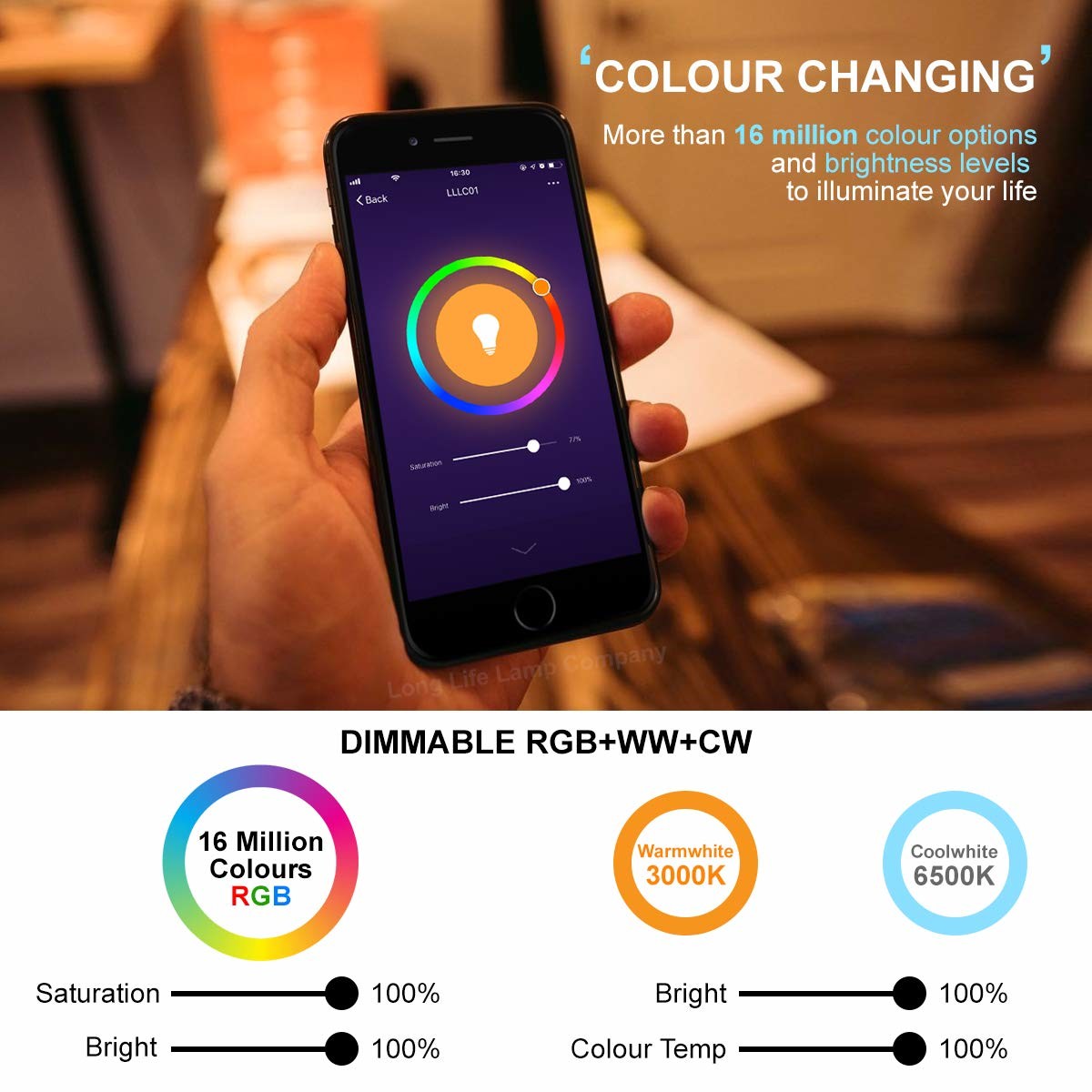 RGB 5w 7w 9w 12w Remote E26 Smart LED Bulb Smart Home Automation Tuya App