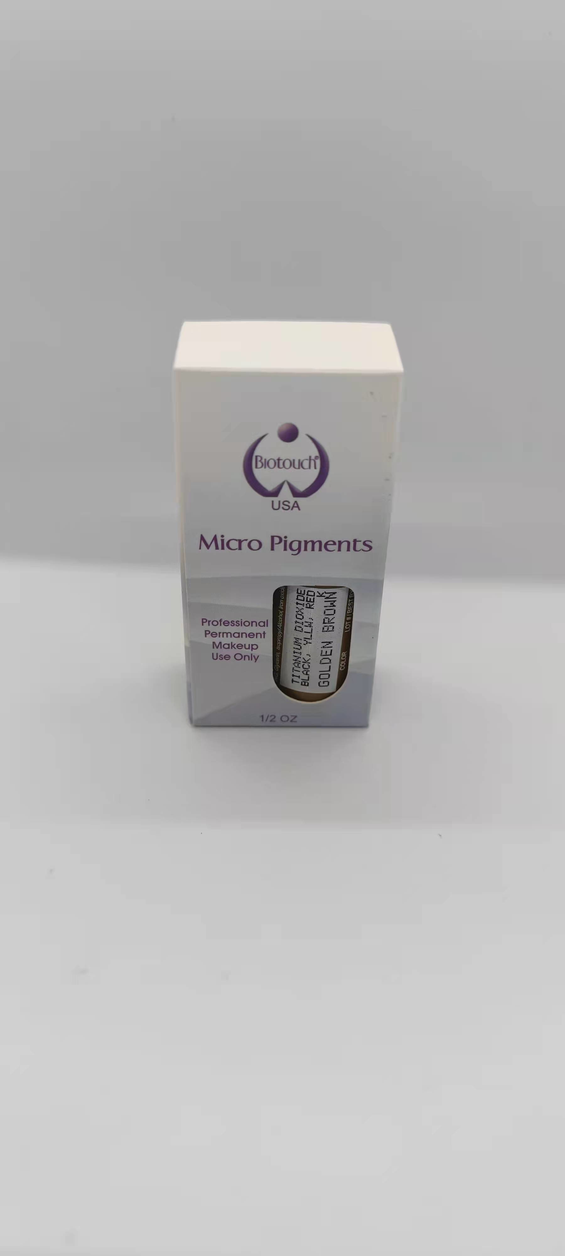Biotouch MicrGel polishgment Golden Brown Pigment Color Permanent Makeup Microblading Supplies Eyebrow Shading