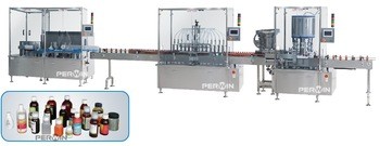 SGS 30ml Oral Liquid Filling Machine With Sticker Labeling