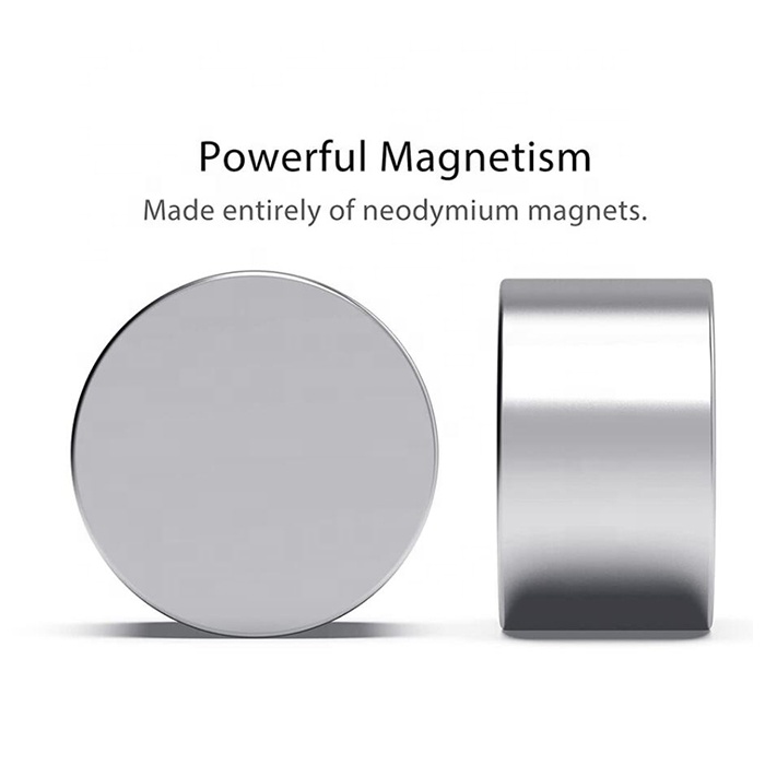 Super Powerful Big Round Magnet with Nickel Coating Top- Permanent Neodymium Magnets