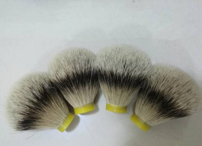 Natural Shaving Brush Knots Silver Tip Finest Badger Hair for Men