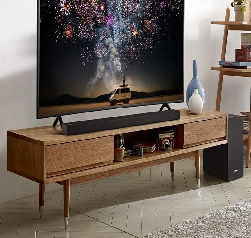 Remote Control 32 Inch TV Soundbar , Coaxial Home Audio Sound Bar