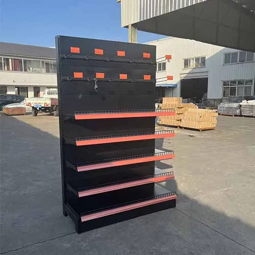 Factory Custom Size Color fashion store shelves grocery rack for wall