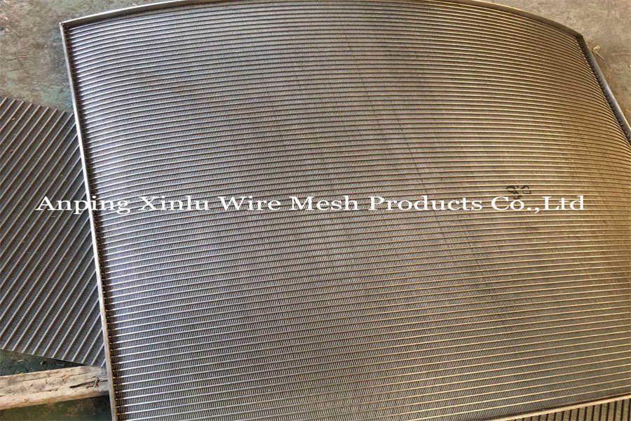 1.2x2m SS304 Wedge Wire Screens Vibrating Screen Panels With Slot 2mm