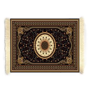 Retro Style Carpet Pattern Mouse Pad with Customizable Thickness and Mini Woven