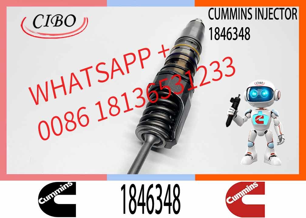 Diesel Engine Parts Injector 1846351 1846350 1846348 For C-cummins Qsx15 Engine