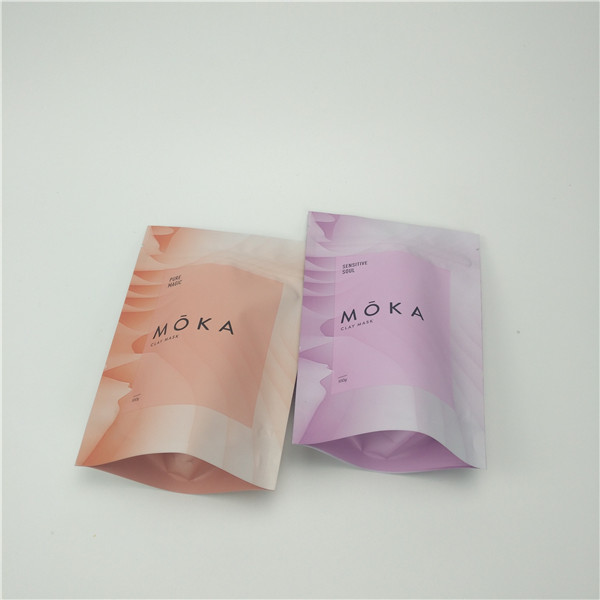 Stand Up Body Scrub Bag Foil Pouch Packaging for Food and Beauty Products