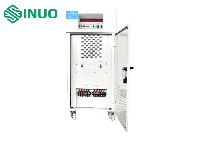 IEC 60335-1 30KVA 3-Phase AC Inverter Power Supply For LED Testing
