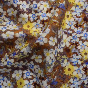 Woven 100% Viscose Rayon Fabric Digital Printed Rayon Challis Textile Floral