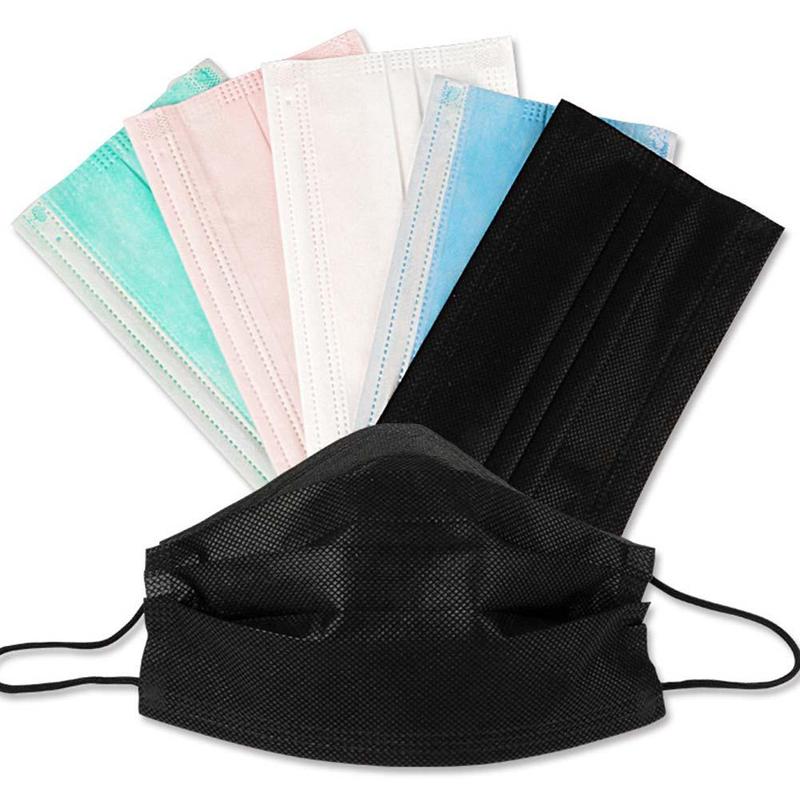 Breathable Disposable 3 Layer Face Mask For Air Pollution Skin Friendly