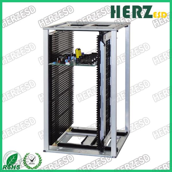 Temperature Resistance ESD Magazine Rack Fix Method Screw / Gear Track