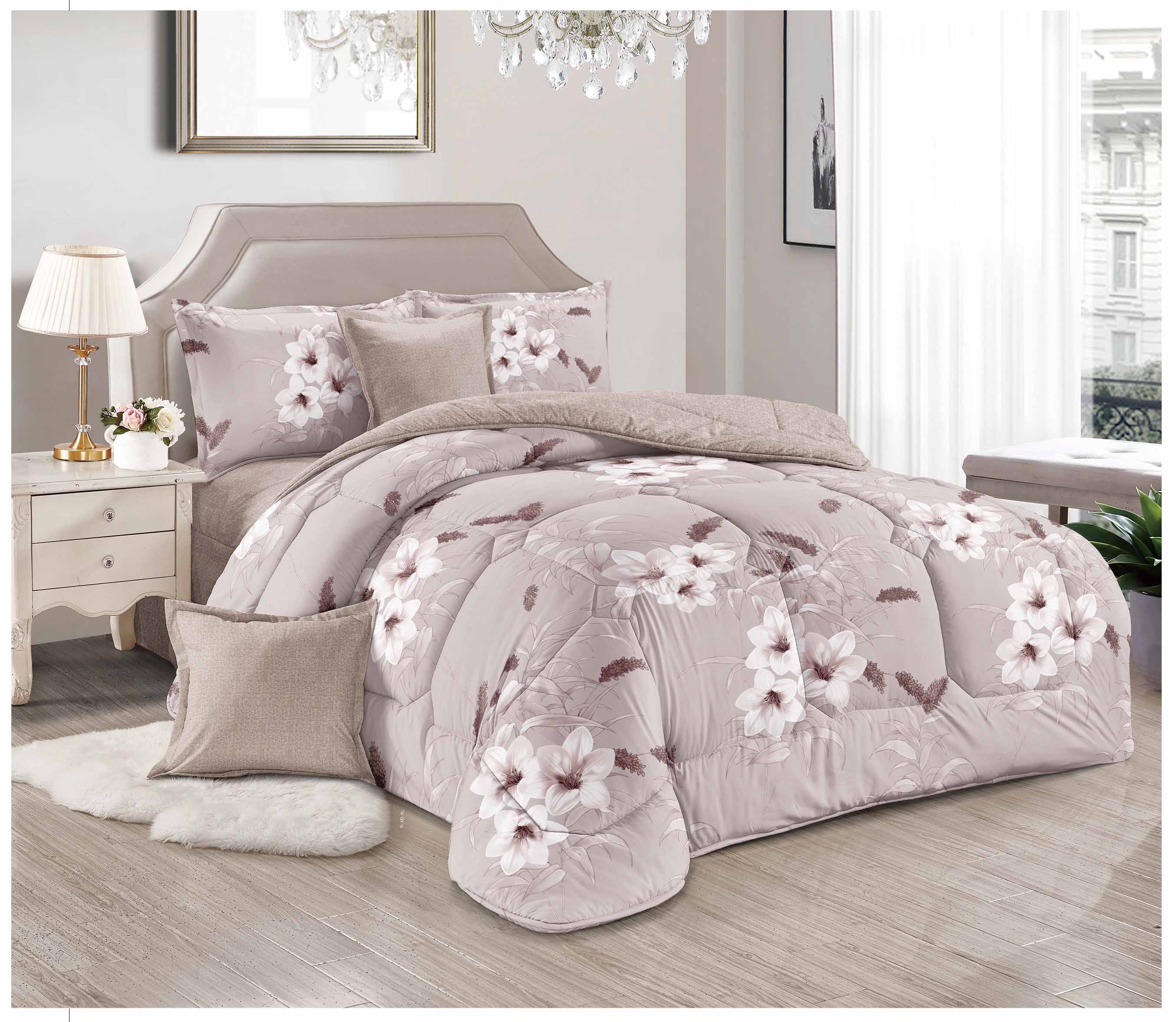 350gsm Filling Comforter Set for Home Hotel Wedding in Saudi Market Duvet Cover Set