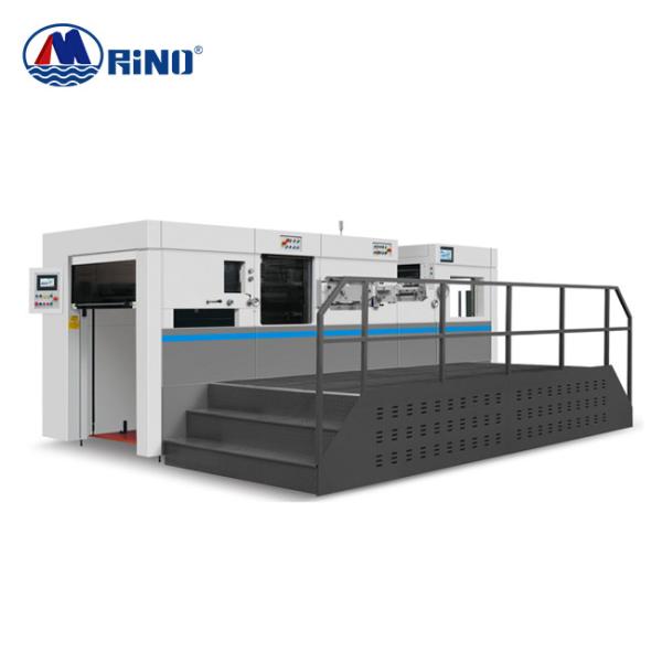 RINO Cardboard Box Die Cutting Machine 18 Ton With Waste Stripping Feeder