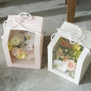 China Custom Logo Printed Cardboard Paper Flower Boxes Recycled Materials on sale