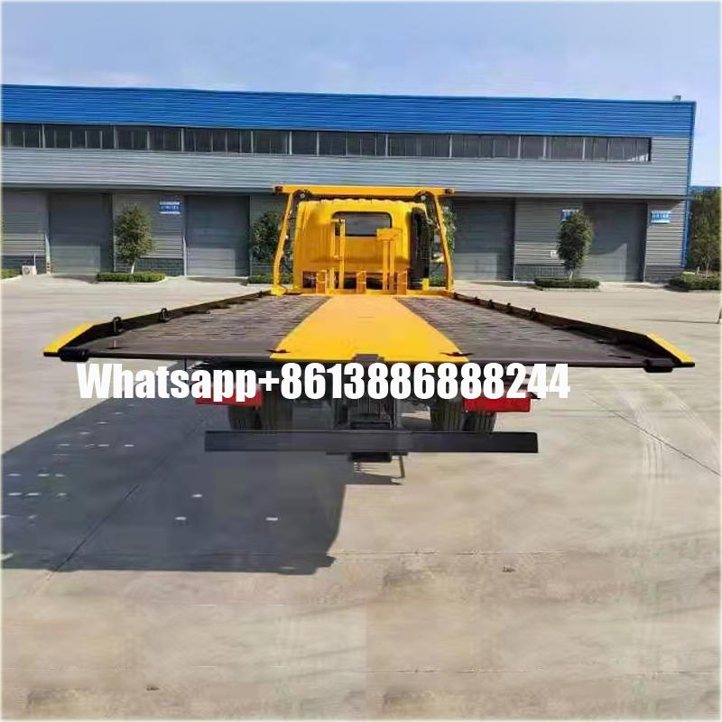 FAW 5 Ton Flatbed Trailer Wrecker Truck Breakdown Truck