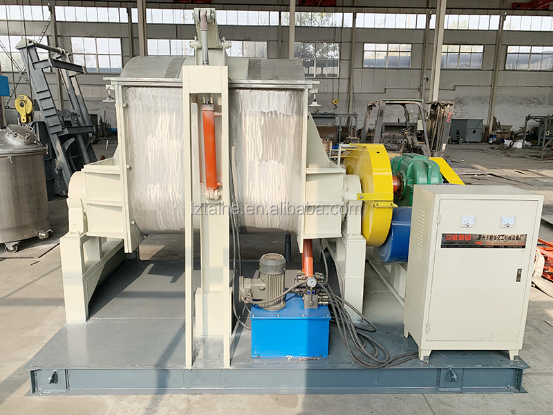 Double Shafts Clay Mixer Kneader 100L Sigma Arm Kneading Mixer Vacuum Kneader