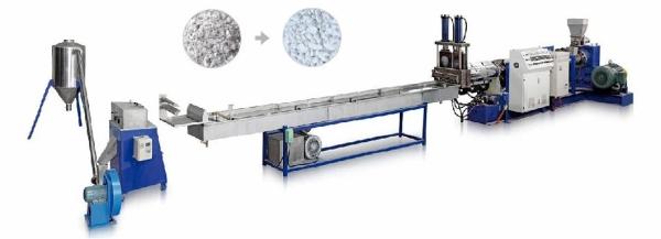 PE Film Extruder Machine Waste PVC Pipe PP Bag PET Bottle Plastic Recycling