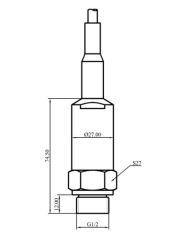 Universal Piezoresistive Pressure Transmitter Flat Film Pressure Transmitter