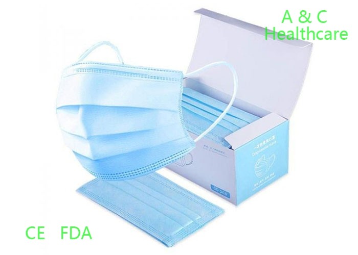 High BFE / PFE Medical Protective Face Mask Disposable Breathing Mask