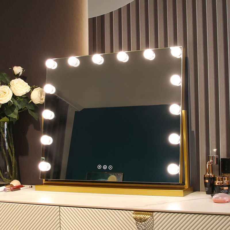 Adjustable Hollywood Mirror 80cm Touchscreen Led Makeup Vanity Mirror