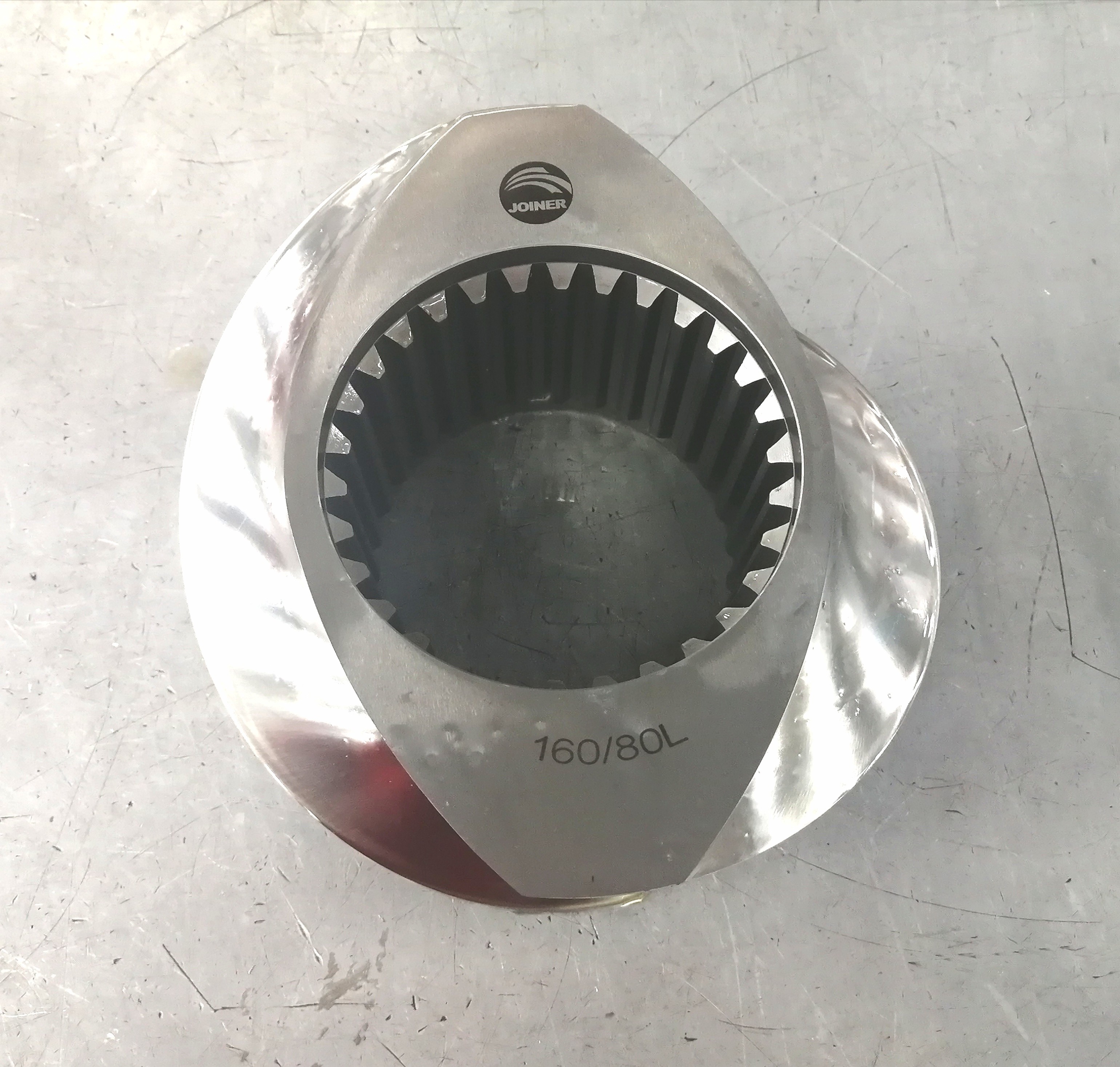 Twin Screw Extruder Machine Elements Sand Blasting 160mm