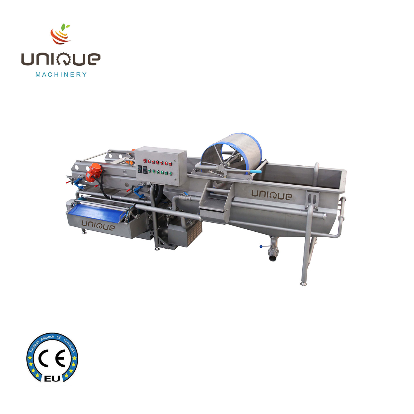 Stainless Steel Industrial Fruit and Vegetable Washing Machine