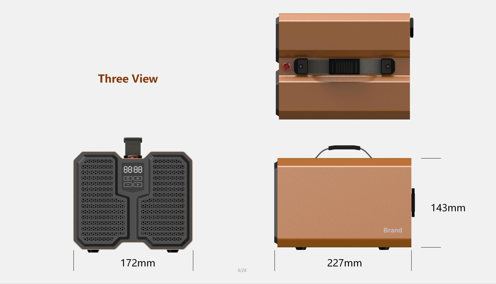 220V-240V Portable Air Purifier Air Cleaner With Powerful Ozone Generator