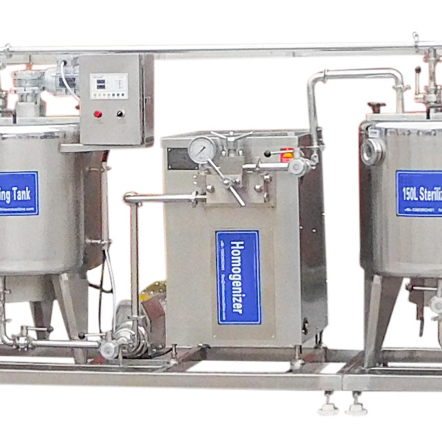 Milk Pasteurization and Small Homogenizer Machine Equipment Automatic Yogurt Maker Machine for Sale
