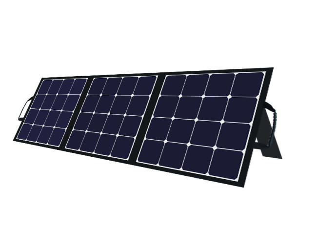 Mono Crystalline Foldable Solar Panel 150W High Efficiency For Camper Blackout