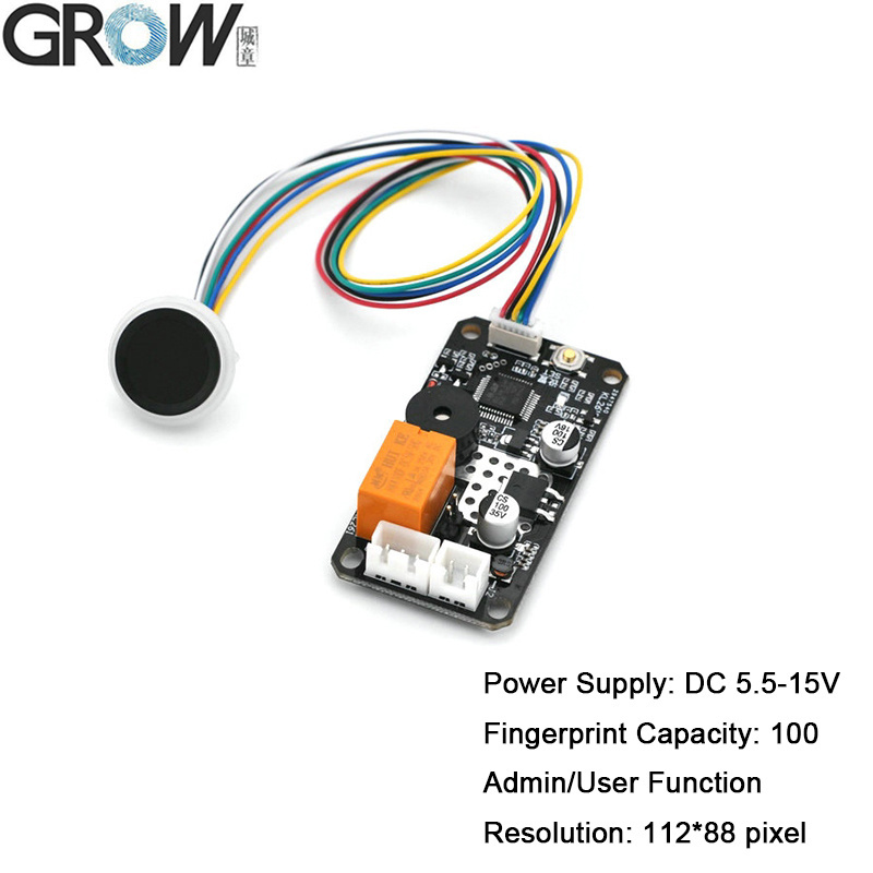 Grow Kl261 DC5.5-15V Fingerprint Access Control Board