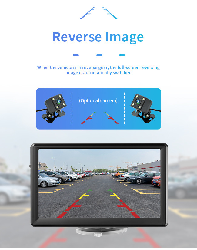 Vehicle Portable Car GPS Navigation Large Screen MP5 7 Inch