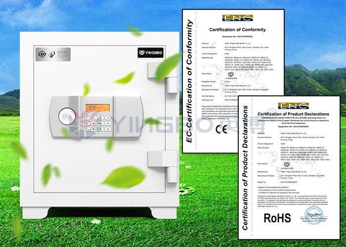 120min Fire Rating And Three Composite Construction Fireproof Safe Box YB/FW-48 For Security Protection Measures