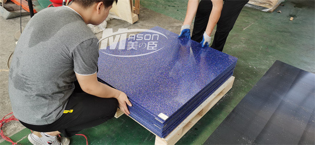 Decorative Shiny Glitter Acrylic Sheet 1050x1860mm 1220x2440mm