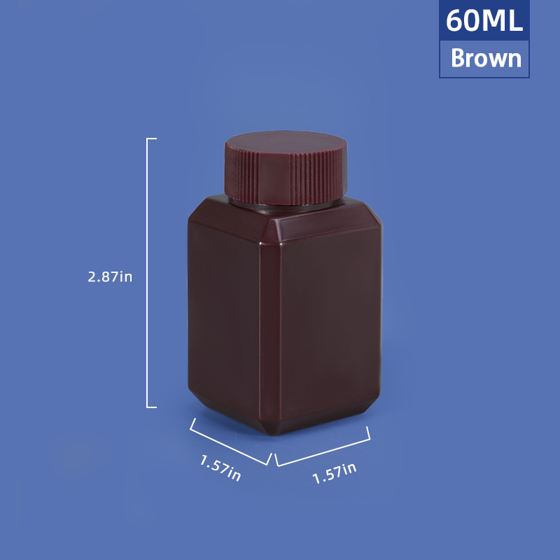 250ml HDPE Plastic Bottles for Chemical Detergent and Pesticide Seal The Square Bottle