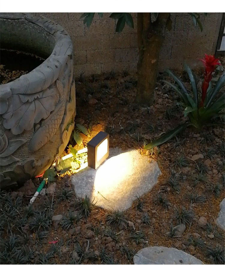 300mm Short Outdoor Lawn Lights 7w Energy Saving With Remote Control Function