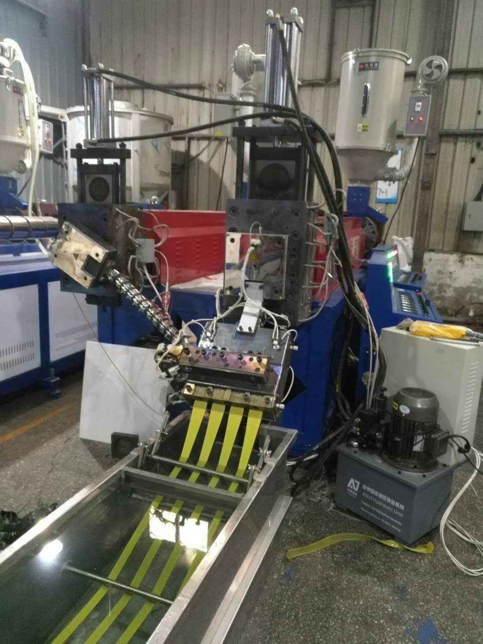 Double Screw Automatic PP Strap Making Machine Plastic Making Machine with 2 Lines Semi Auto Pp Strapping Machine