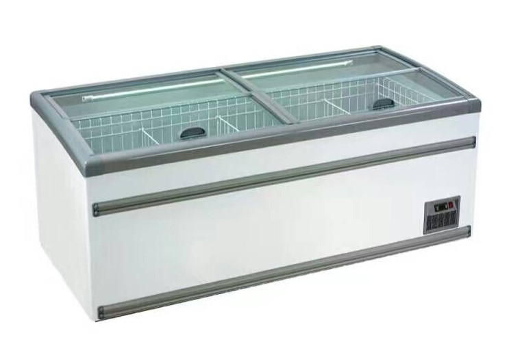 Supermarket 2.5m Combined Island Display Freezer With Secop Compressor